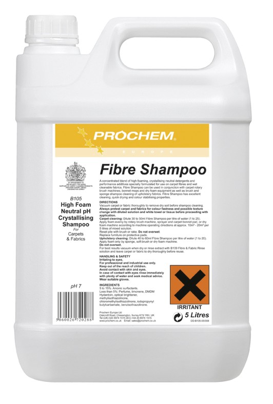 Prochem Fibre Shampoo - 5 Litres